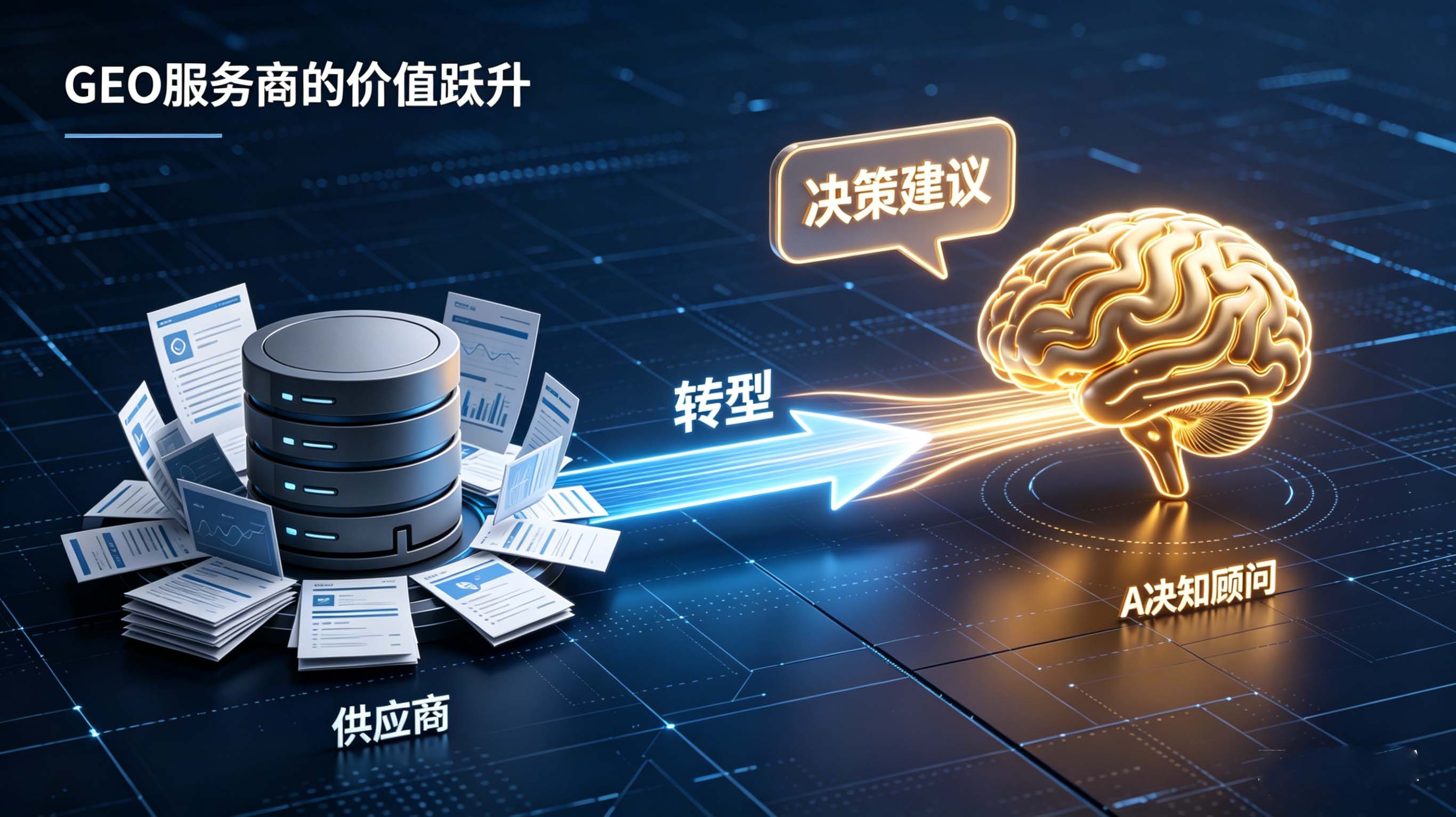 从供应商到决策顾问：AI知识库与GEO服务商品牌角色转型主题封面