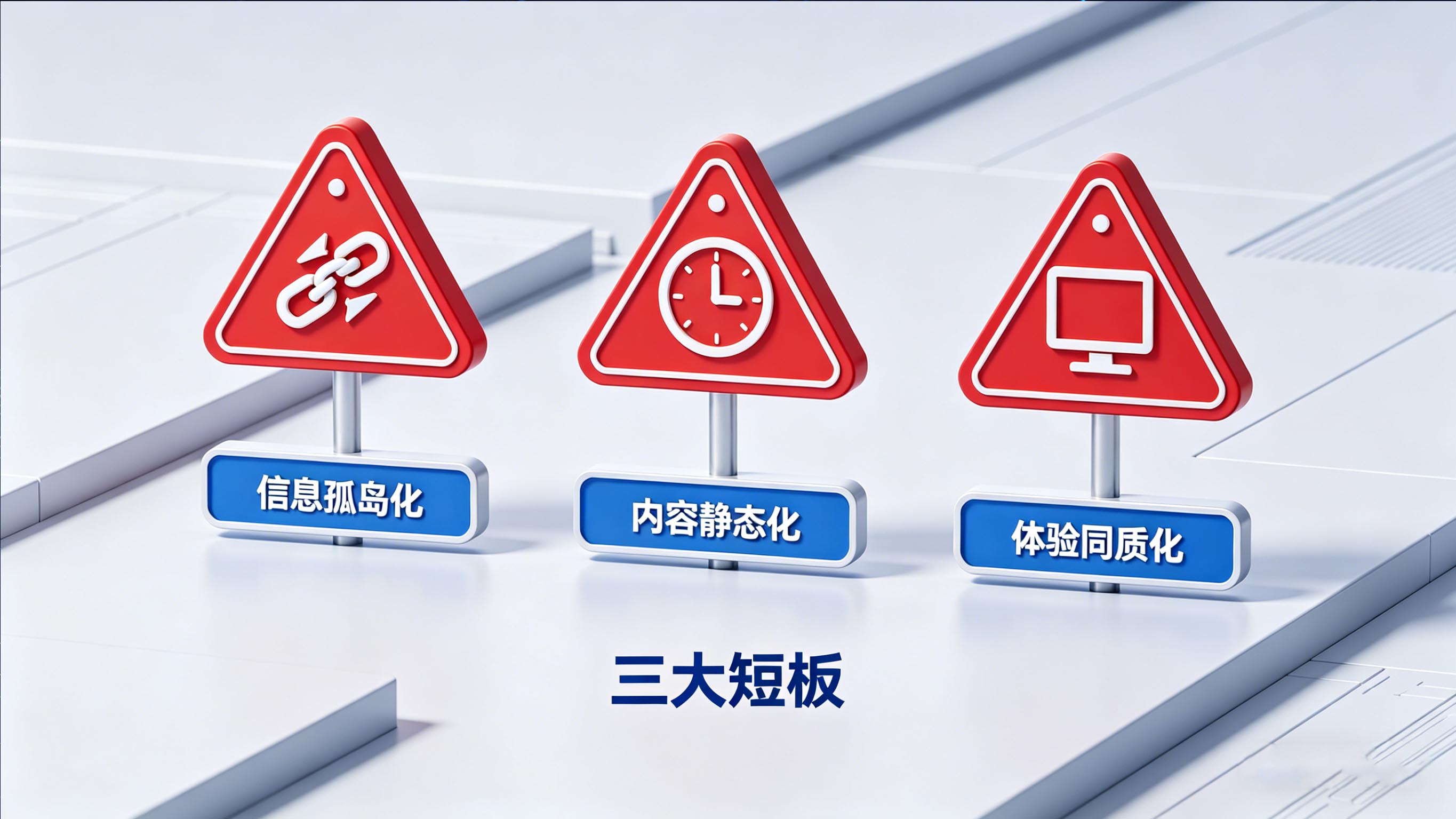 数字门面的三大短板